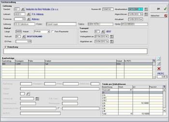 Sägewerkverwaltung - Applikationen